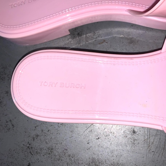 Tory Burch Eleanor Jelly Double T slides size Petunia 8 - Picture 13 of 13